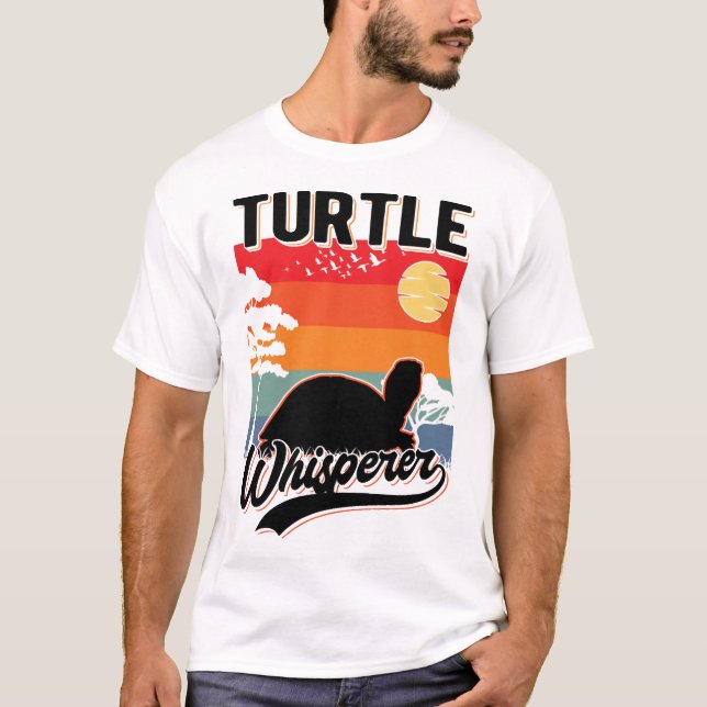 Sköldpaddsflüstar Mini T Shirt (Framsida)