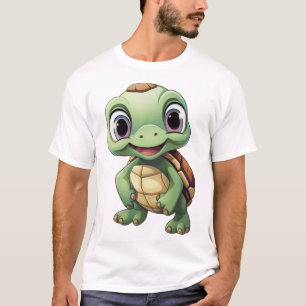 Sköldpaddsillustration Kopiera T Shirt