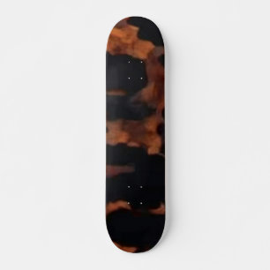 Sköldpaddsskal Sömlöst Mönster, Chic Sköldpaddsska Mini Skateboard Bräda 18,5 Cm