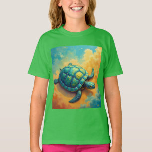 Sköldpaddstid i paradiset t shirt
