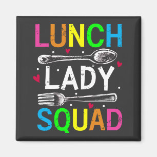 Skolelundet Dam Squad Cafeteria Workers Square Magnet