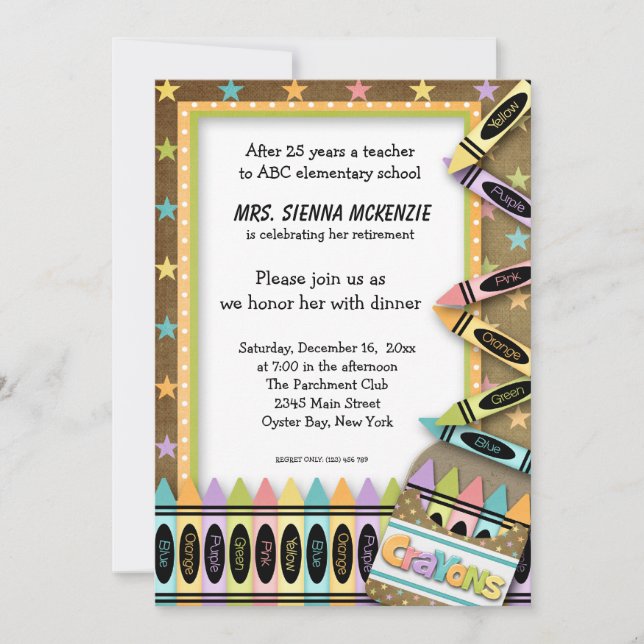 Skolevenemang Inbjudningar (Framsida)