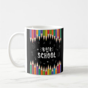 Skolfärdens första dag, välkommen Back to school Kaffemugg
