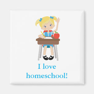 Skolflickors hemskola magnet