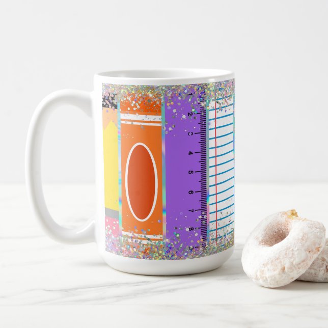 Skolförråd - miniatyr kaffemugg (Med munk)