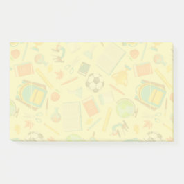 Skolförråd Mönster Post-it Notes