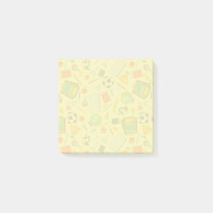 Skolförråd Mönster Post-it Notes Block