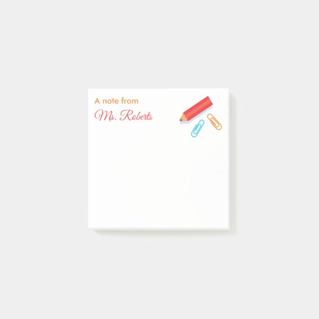 Skolförråd Post-it Block (Framsida)