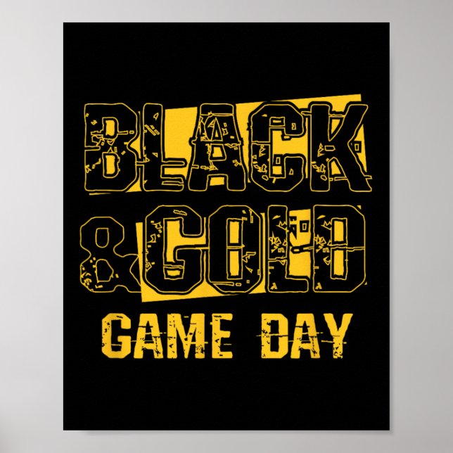 Skolfotboll i Svarta havet och Guld Poster (Framsidan)