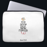 Skolgåva från personligen i student laptop fodral<br><div class="desc">Denna lustiga "Eat Ssov Art Repeat"-design är perfekt för studenter av hela klass! Kan vara personlig med din barn. Underbar för Back to school,  Barn födelsedagspresent och andra helgdagar.</div>