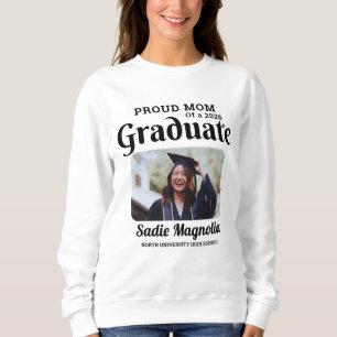 Skolgradueringspresent för stolt mamma 2026 Foto A T Shirt