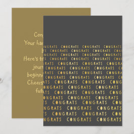 Skolhälsningskort för Grattisar i Studenten Inbjudningar