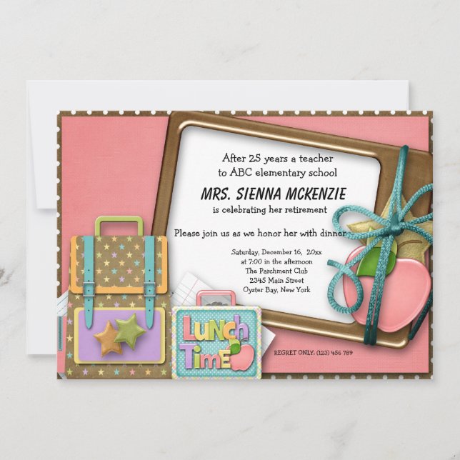 Skolhändelse Inbjudningar (Framsida)