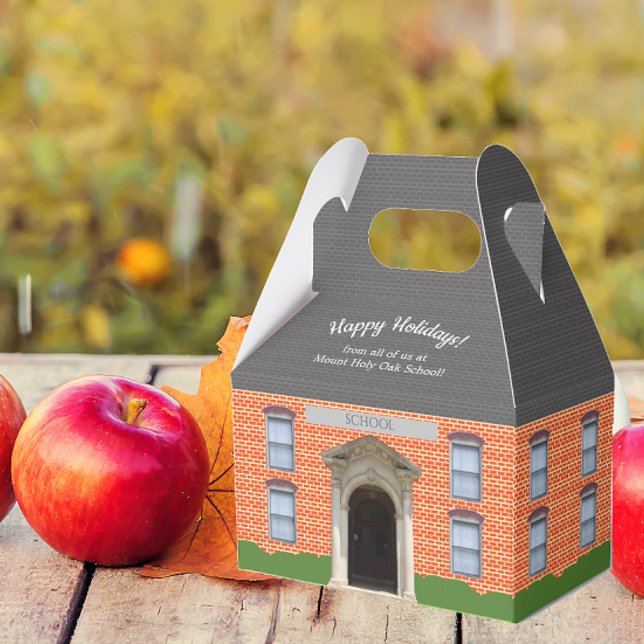 Skolhus Personlig Gift Box Presentaskar (Skapare uppladdad)