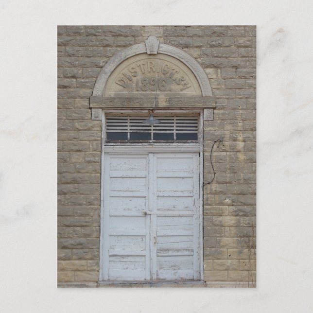 Skolhusdörren Vykort (Framsida)