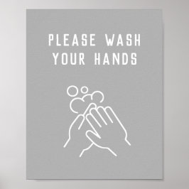 Skolhygien Tvätta Händer Poster