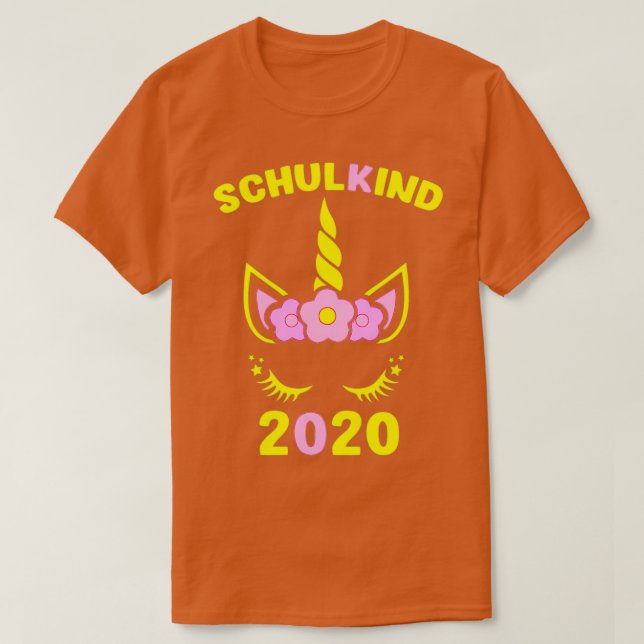 Skolinskrivning 2020 skolbarn sten t shirt (Design framsida)