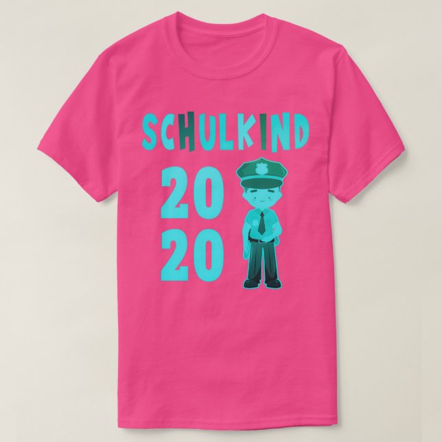 Skolinskrivningspolis - skolbarnförare t shirt (Design framsida)