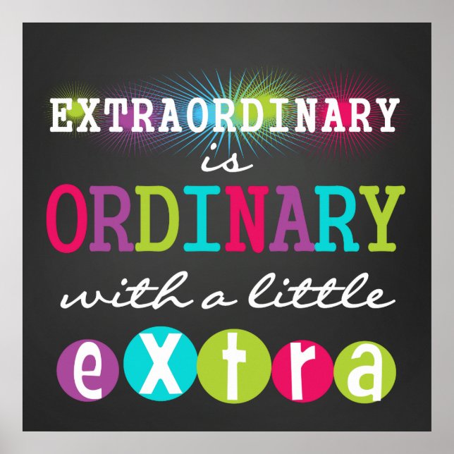 Skolinspirationshalkboard - Poster (Framsidan)