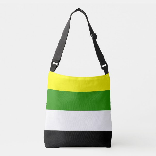 Skoliosexuell stolthetsflagga axelväska (Framsida)