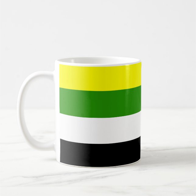 Skoliosexuell stolthetsflagga kaffemugg (Vänster)