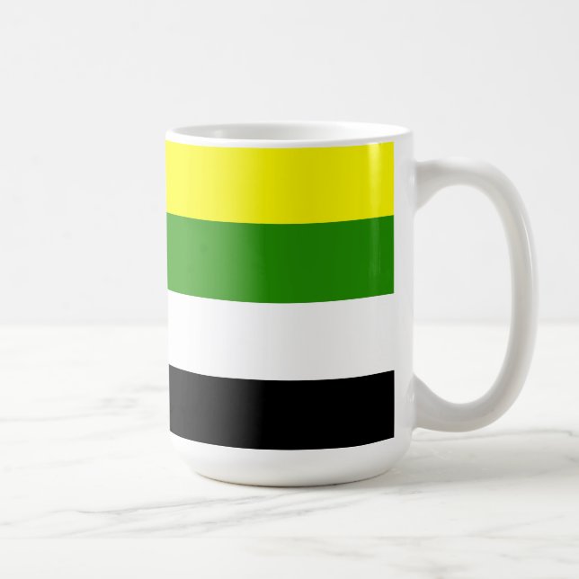 Skoliosexuell stolthetsflagga kaffemugg (Höger)