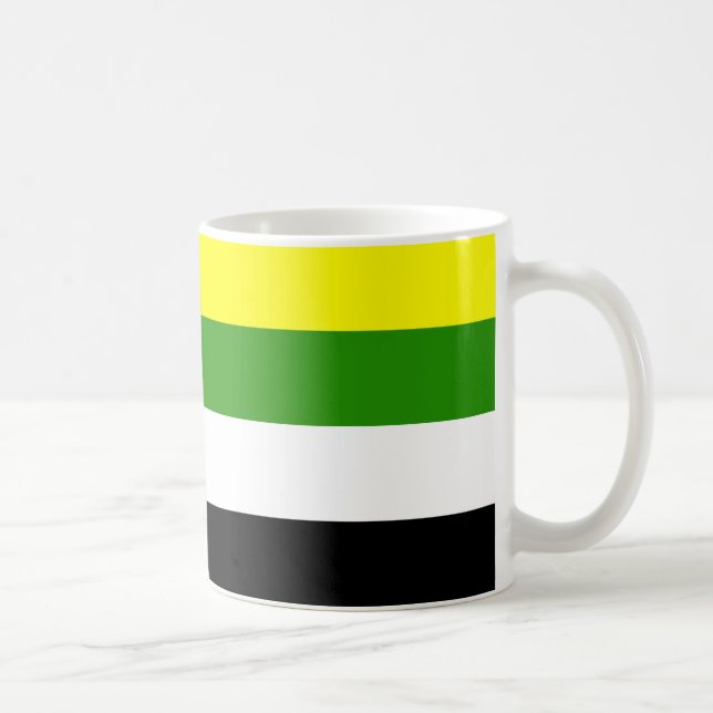 Skoliosexuell stolthetsflagga kaffemugg (Höger)
