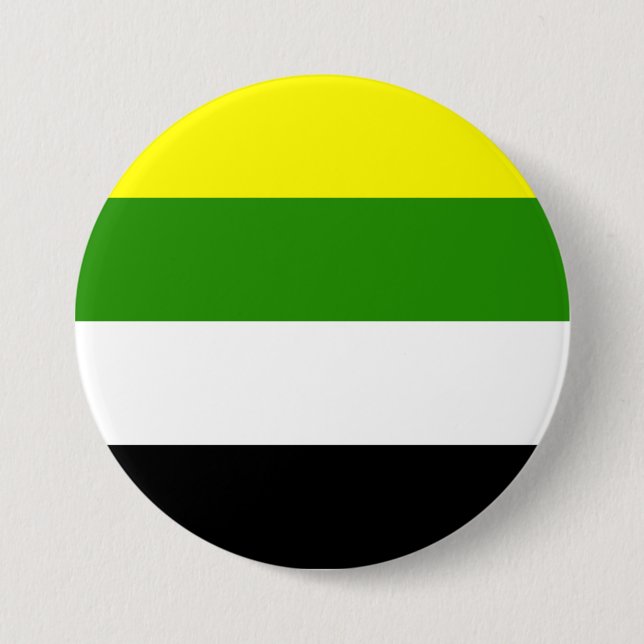 Skoliosexuell stolthetsflagga knapp (Framsida)