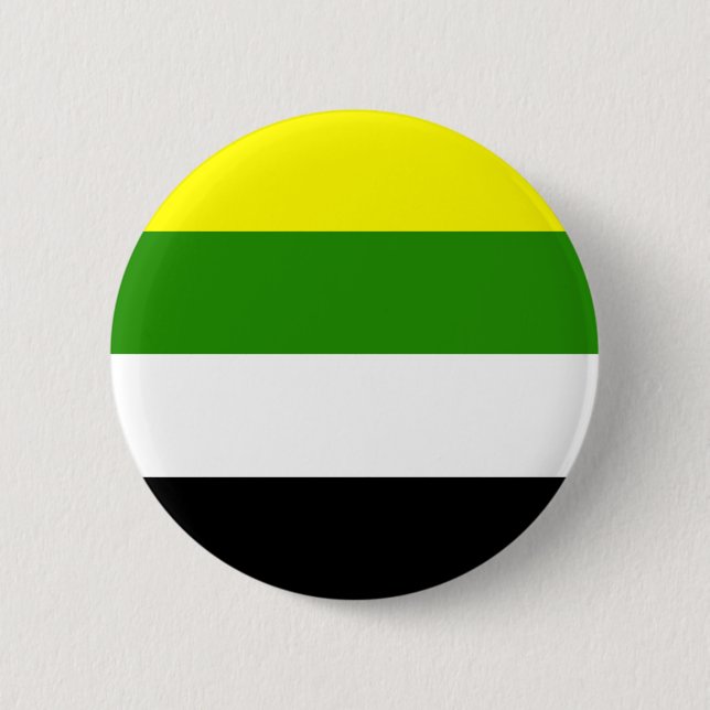 Skoliosexuell stolthetsflagga knapp (Framsida)