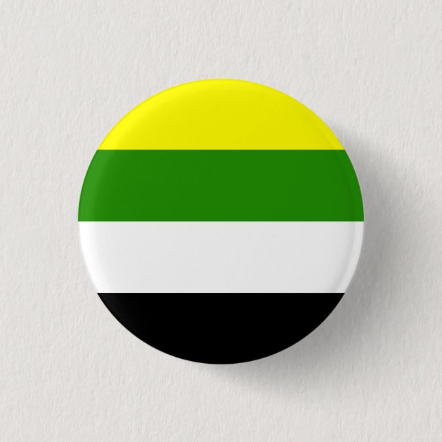 Skoliosexuell stolthetsflagga knapp (Framsida)
