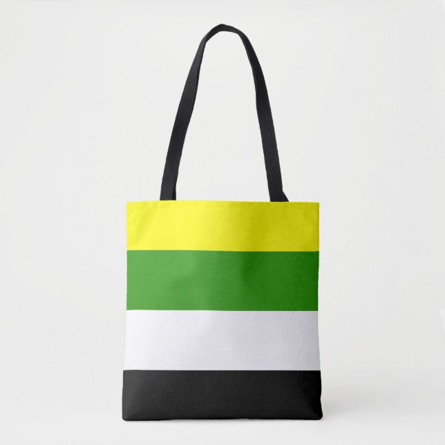 Skoliosexuell stolthetsflagga tygkasse (Framsida)