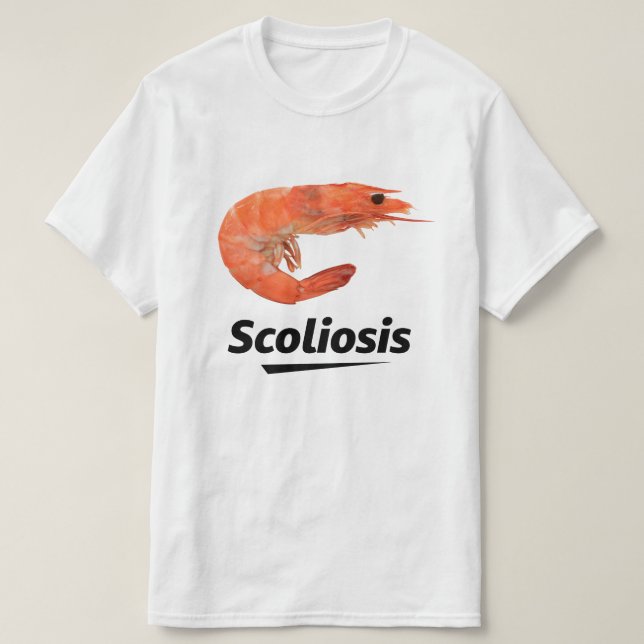 Skoliosräkor T Shirt (Design framsida)