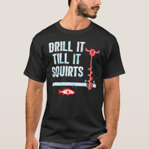 Skölj det tills det häller isfiskekapulger t shirt