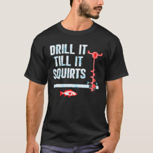 Skölj det tills det häller isfiskekapulger t shirt