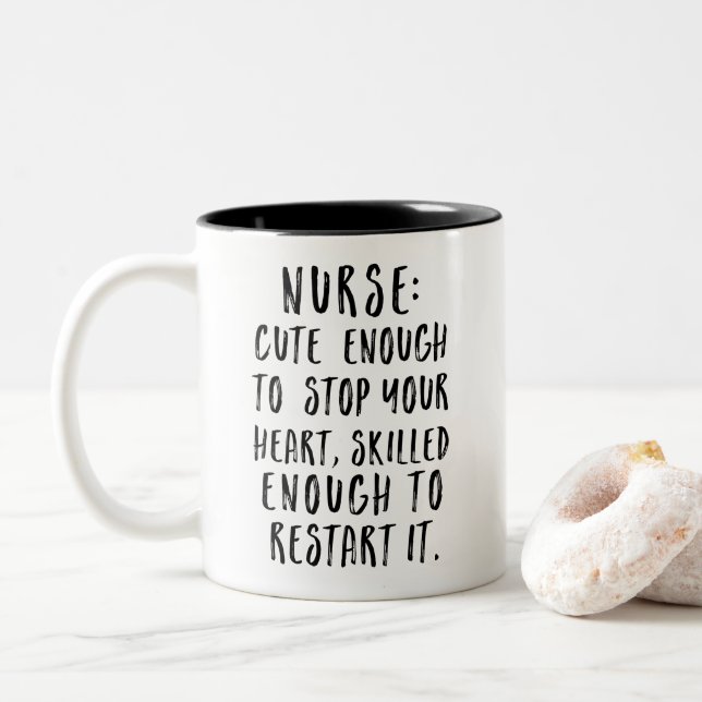 Skölj tillräckligt för att stoppa ditt hjärta kaffemugg (Med munk)