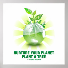 Sköljning av planeten A Träd (planetjorden) Poster