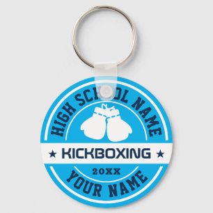 Skolkickboxning Kickboxer Anpassningsbar Färg Ipor Nyckelring