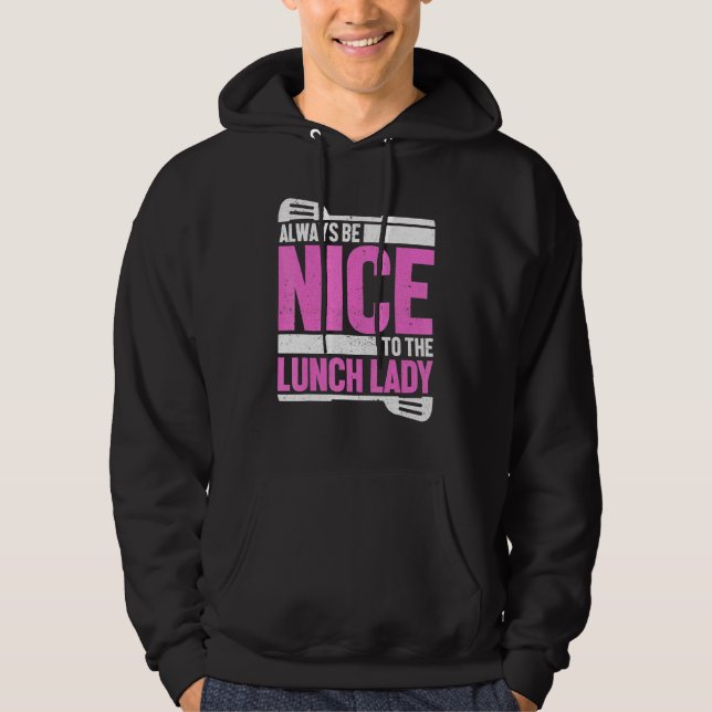 Skolkök spatlar - Mat Middag Lu Hoodie (Framsida)
