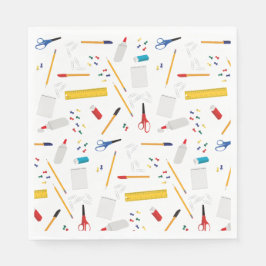 Skolkontor och hantverksmateriel i Mönster Pappersservett