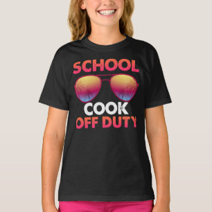 Skolkook i Lycklig förra dagen på skolsumman T Shirt