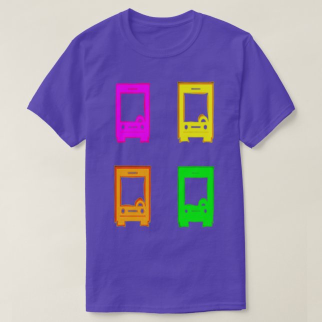 Skolkostumungar i buss roliga kostymer t shirt (Design framsida)