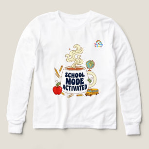 Skolläge aktiverat Back to school student T Shirt