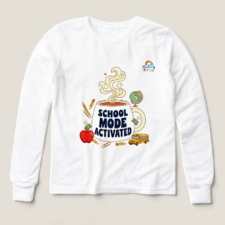Skolläge aktiverat Back to school student T Shirt