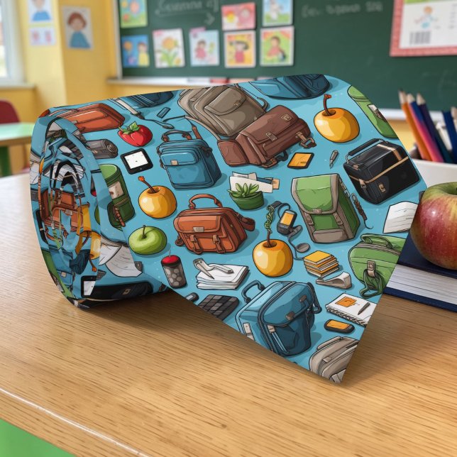 Skollärar Mönster Slips (Skapare uppladdad)