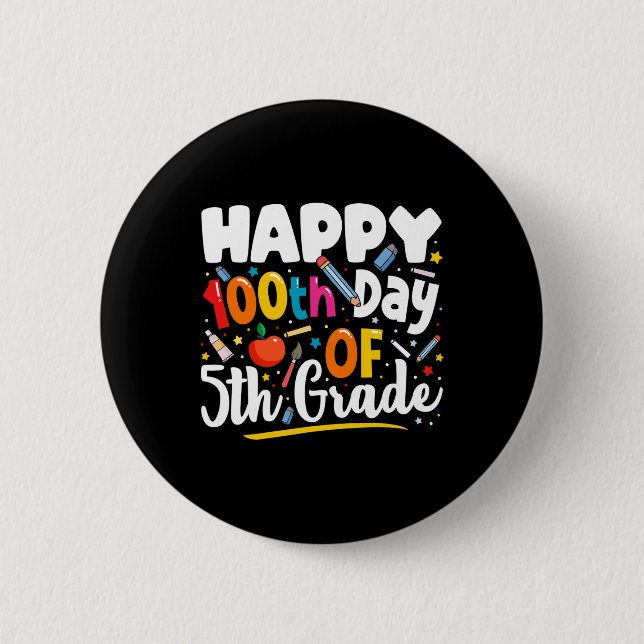 Skollärardagar, 100 dagar i Klass 5 Knapp (Framsida)