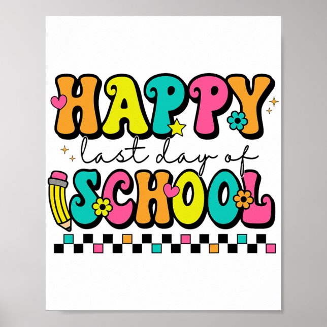 Skollärardagen Student Studenten 8 Poster (Framsidan)