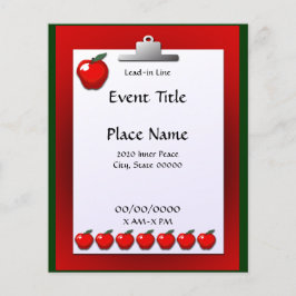 Skollärare Apple Small Event Flyer