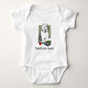 Skollärare Gamla engelska Sheepdog (Grått 1) Cute T Shirt