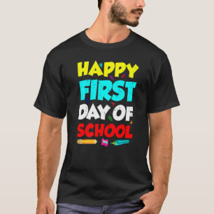 Skollärare i Lycklig första dagen på skoltorget T Shirt