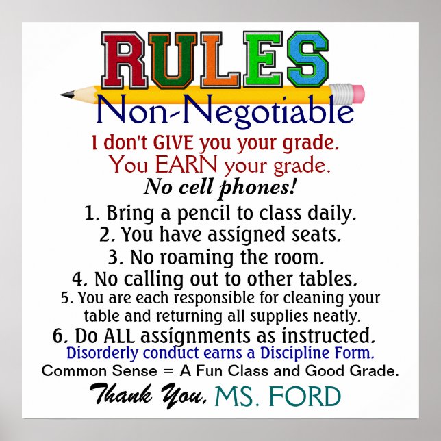 Skollärarens Poster - SRF (Framsidan)